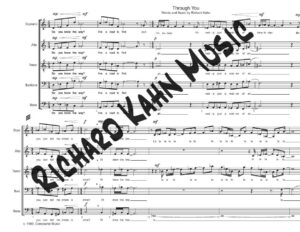Through You - Full Arrangement