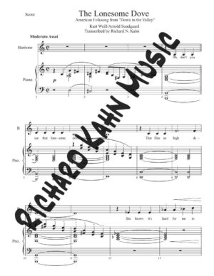 The Lonesome Dove in C - Full Arrangement