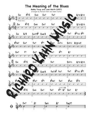 The Meaning of the Blues, in Cm:Eb)