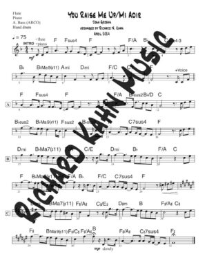 You Raise Me Up:Mi Adir in F