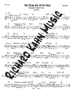 You Raise Me Up:Mi Adir, in D